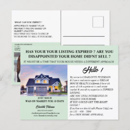 Einzigartiges Foto Real Anwesen abgelaufene Liste Postkarte