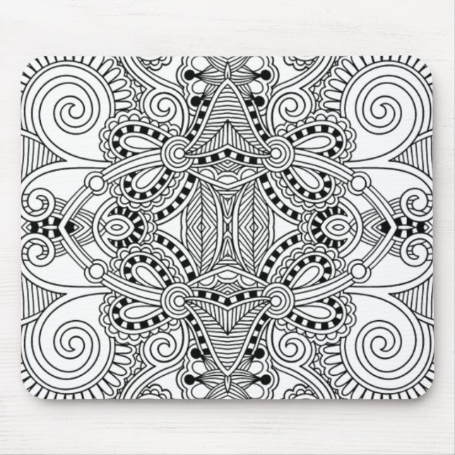 Einzigartiges Gekritzel Mousepad (Vorne)