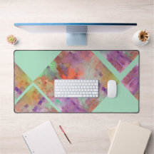 Einzigartiges geometrisches abstraktes Minz grün &