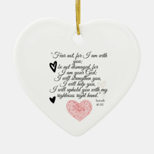 Einzigartiges Geschenk für christliche Freunde ode Keramik Ornament