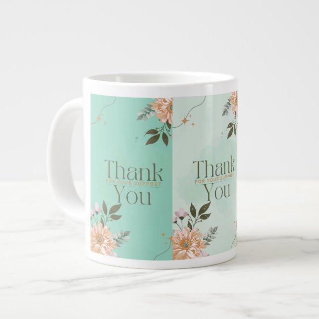 einzigartiges Geschenk Jumbo-Tasse (Vorderseite Links)