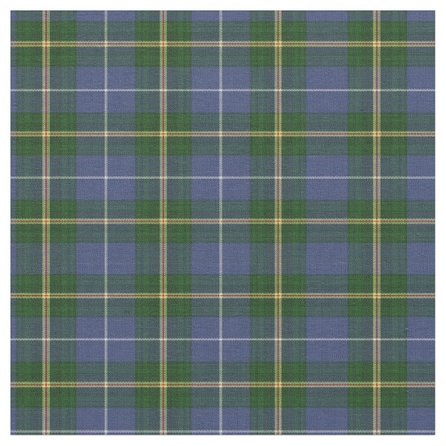 Einzigartiges Gewebe   blauer NeuschottlandTartan Stoff (Nahaufnahme)