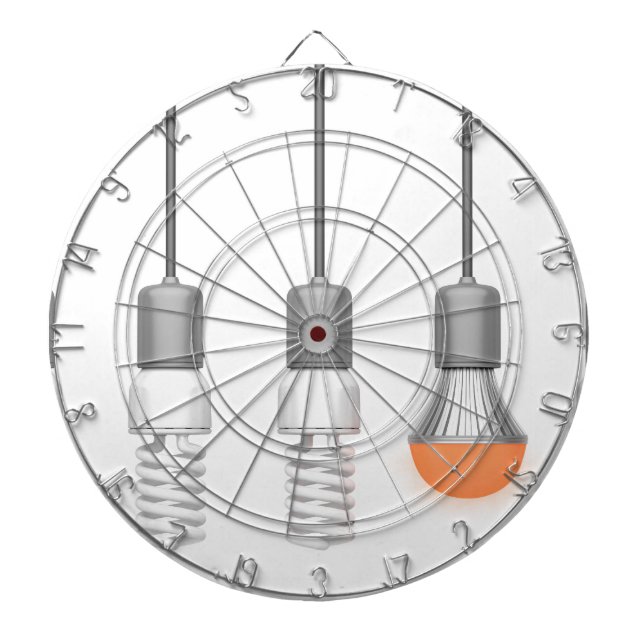 Einzigartiges glühendes LED-Licht Dartscheibe (vorne)