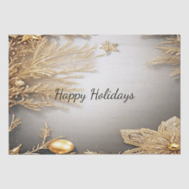 Einzigartiges Gold Decorative Holiday Tissue Seidenpapier