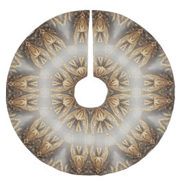 Einzigartiges Gold Decorative Treppenhaus Polyester Weihnachtsbaumdecke