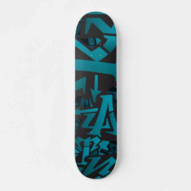 Einzigartiges Graffiti-Skateboard Skateboard (Vorne)