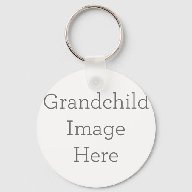 Kreisförmiger Schlüsselanhänger aus Metall, 5,08cm (Vorderseite)