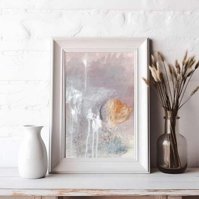 Einzigartiges, grau-modernes abstrakt-minimalistis poster (Von Creator hochgeladen)