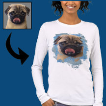 Einzigartiges Grunge Blau Grau Pug Welpen Hund Lie