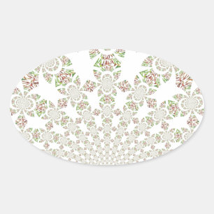 Einzigartiges Hakuna Matata Design: Serene Vibes Ovaler Aufkleber