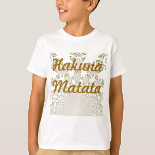 Einzigartiges Hakuna Matata Design: Serene Vibes T-Shirt