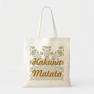 Einzigartiges Hakuna Matata Design: Serene Vibes Tragetasche