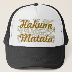 Einzigartiges Hakuna Matata Design: Serene Vibes Truckerkappe