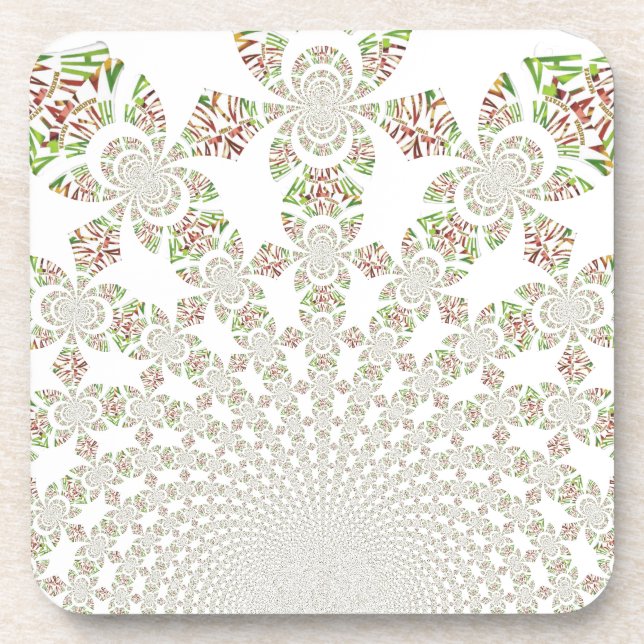 Einzigartiges Hakuna Matata Design: Serene Vibes Untersetzer (Vorderseite)