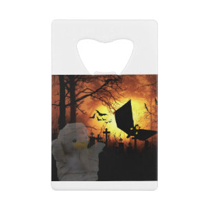 Einzigartiges Halloween-Design Geldbeutel Flaschenöffner