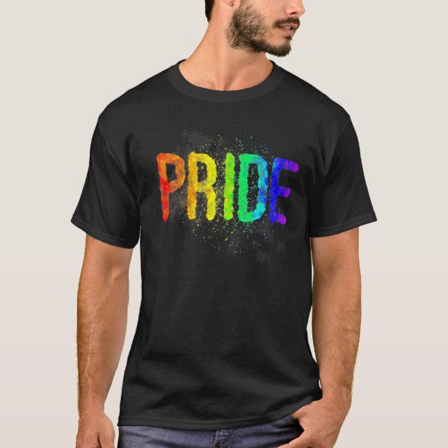 Einzigartiges, handgezeichnetes Rainbow-Pricing-De T-Shirt (Vorderseite)