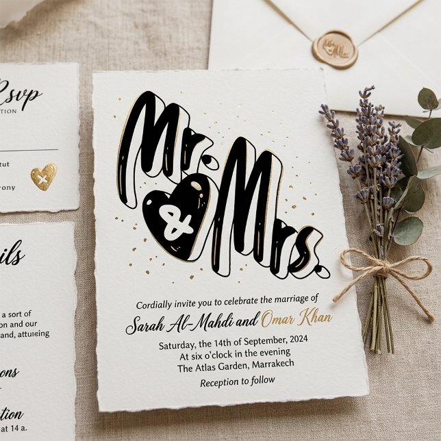 Einzigartiges Hochzeitsgeschenk für Herrn und Frau Permastempel (Von Creator hochgeladen)