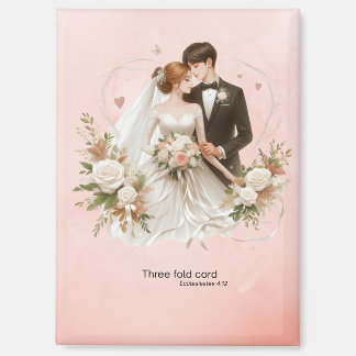 Einzigartiges Hochzeitsgeschenk Magnet