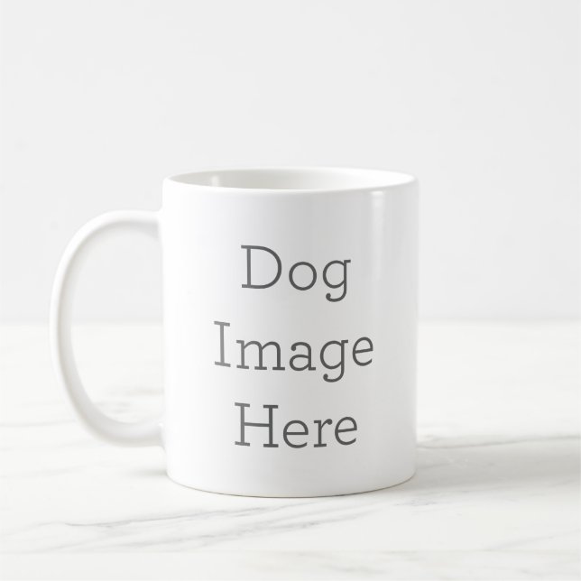 Klassische, weiße Tasse, 325 ml (Links)