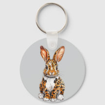 Einzigartiges Kaninchen mit Gepunktetem Leopard