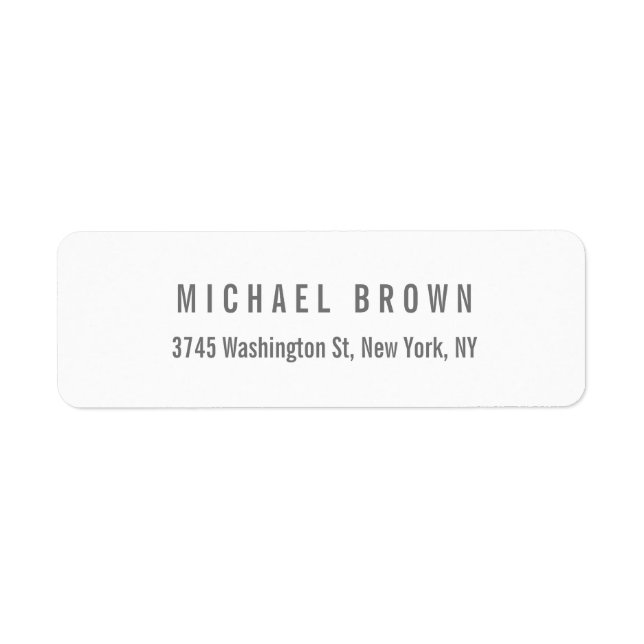 Einzigartiges klassisches Elegant Schlicht Minimal (Vorne)