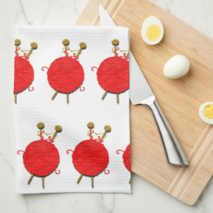 Einzigartiges Knitter Knitterhandtuch Geschirrtuch