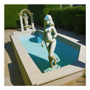 Einzigartiges Kunstdesign Poster