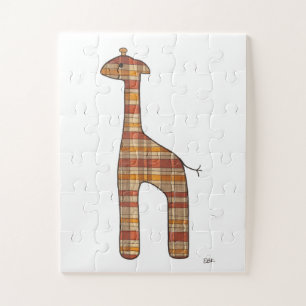 Einzigartiges Kunstpuzzle - Giraffe #2 - Art Erin Puzzle