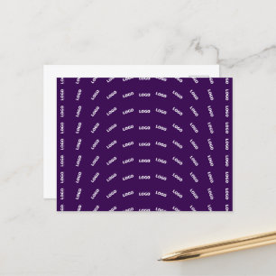 Einzigartiges Logo oder beliebiges hochgeladenes B Postkarte