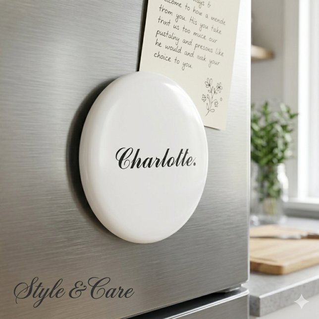 Einzigartiges Magnet mit Personalisiertem Namen (Unique Magnet with Personalized Name)