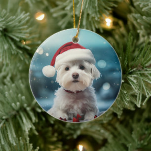 Einzigartiges maltesisches Weihnachten, Geschenk f Keramik Ornament