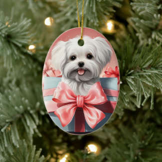 Einzigartiges maltesisches Weihnachtsgeschenk für  Keramik Ornament