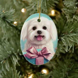 Einzigartiges maltesisches Weihnachtsgeschenk für  Keramik Ornament
