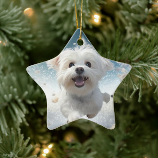 Einzigartiges maltesisches Weihnachtsgeschenk für  Keramik Ornament