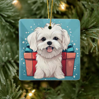 Einzigartiges maltesisches Weihnachtsgeschenk für  Keramikornament