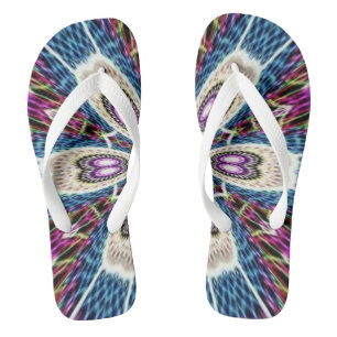 einzigartiges Mandala Design Flip Flops