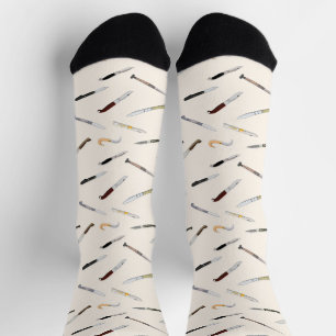Einzigartiges Messerkollektionsdesign Socken