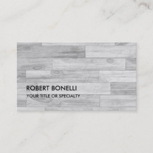 Einzigartiges, modernes graues Parkettdesign Visitenkarte