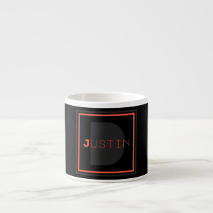 Einzigartiges Monogramm Espressotasse