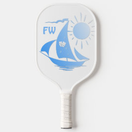 Einzigartiges Monogramm für das Whimsical Theater  Pickleball Schläger