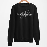 Einzigartiges Monogramm für Personalisierte Schwar