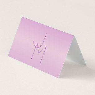 Einzigartiges Monogramm   Soft Lavendel Pink