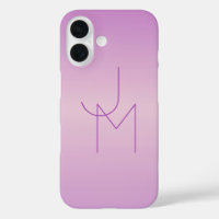 Einzigartiges Monogramm | Soft Lavendel Pink