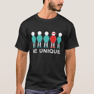 Einzigartiges motivierend textbasiertes Design T-Shirt
