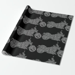 Einzigartiges Motorradverpackungspapier Geschenkpapier
