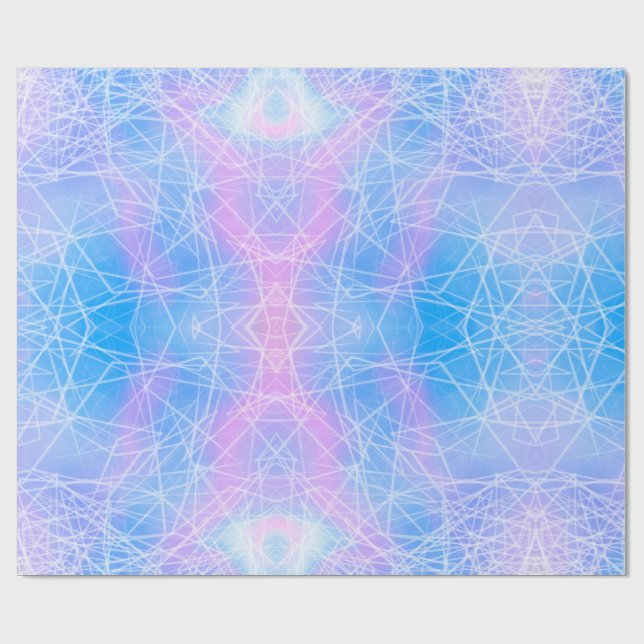 Einzigartiges Muster-Abstraktes Wrapping-Papier Geschenkpapier (Flach)