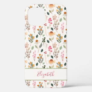 Einzigartiges Muster aus Gartenblumen Case-Mate iPhone Hülle