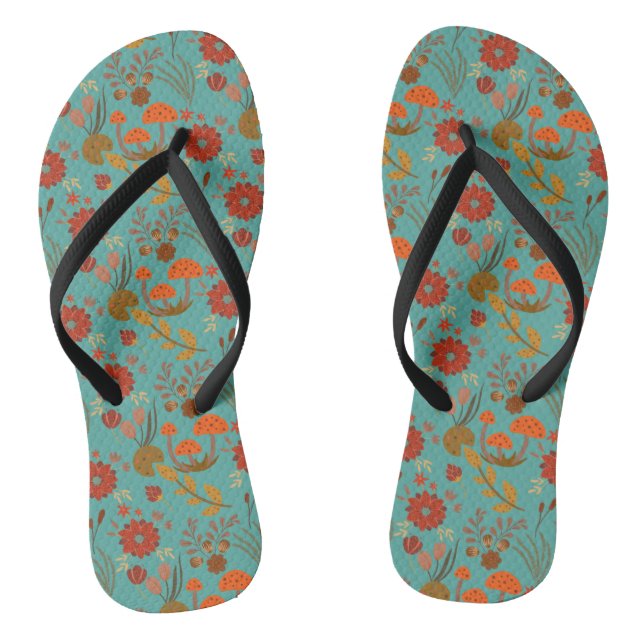 Einzigartiges Muster Flip Flops (Fußbett)