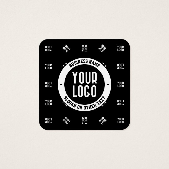 Einzigartiges Muster für moderne Logos | Schwarz (Vorderseite)