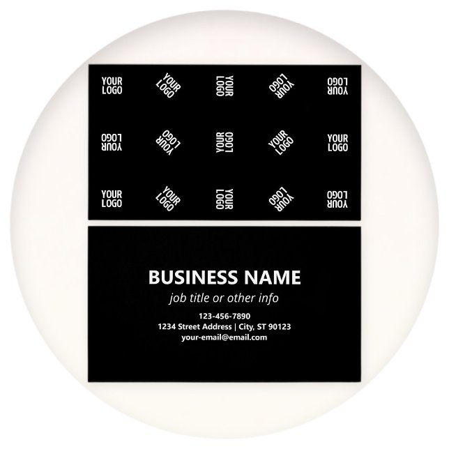 Einzigartiges Muster für moderne Logos | Schwarz (Von Creator hochgeladen)